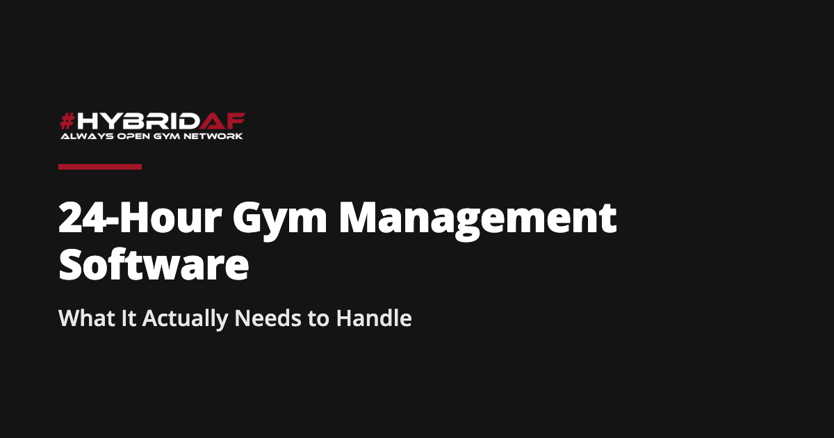 24-Hour Gym Management Software: What It Actually Needs to Handle title graphic